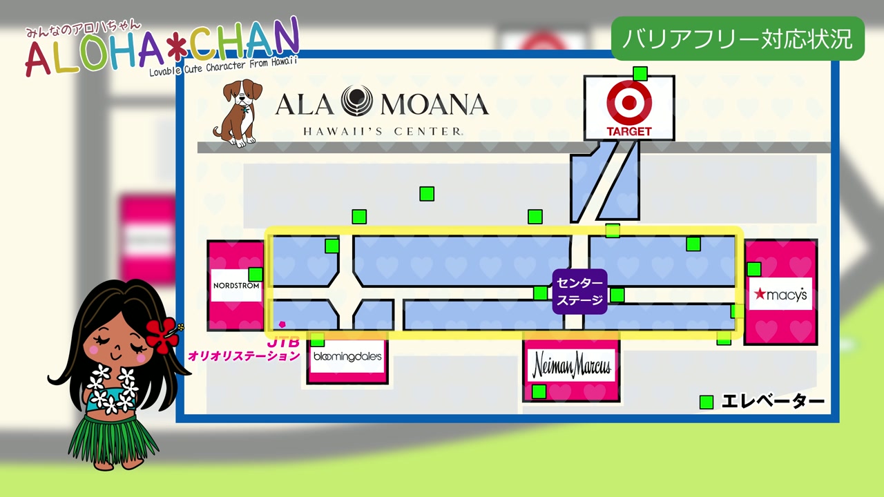 🏬アラモアナセンターの構造