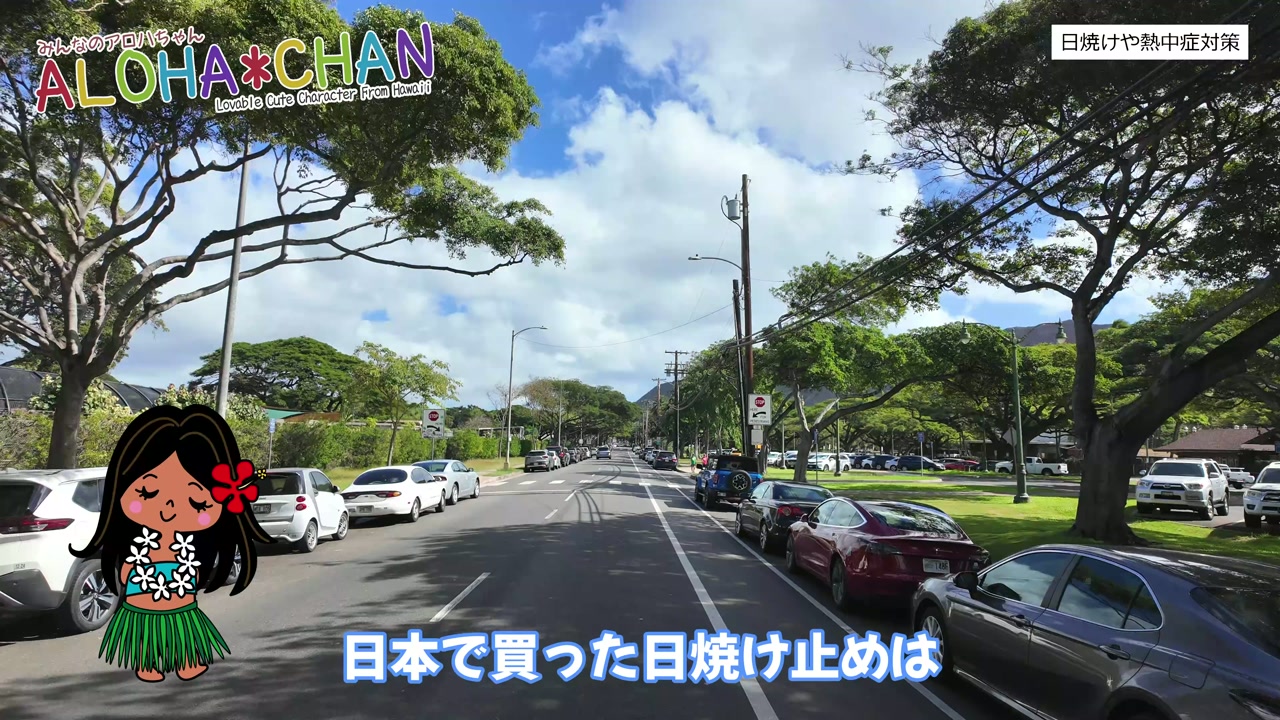 ハワイの日焼け止め