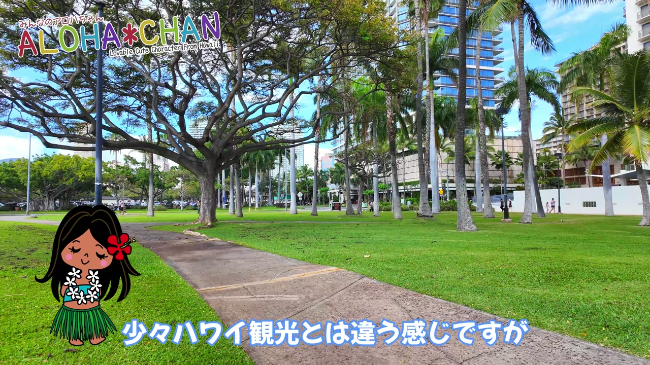 少々ハワイ観光とは違う感じ