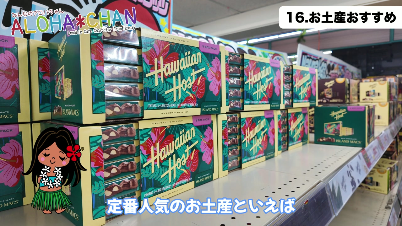 ⑯ハワイでのお土産おすすめは？
