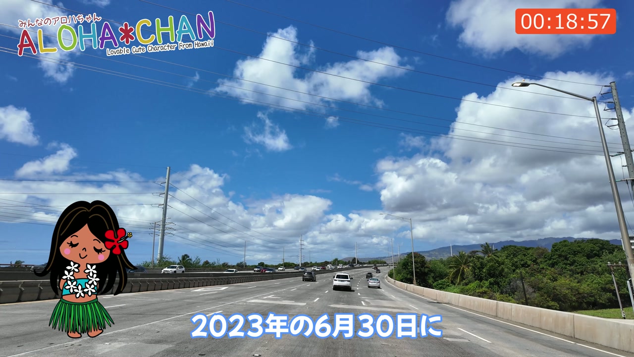 ハワイの電車スカイライン