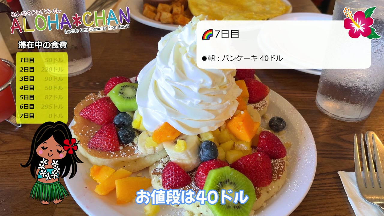 最終日 最後までパンケーキを食べる
