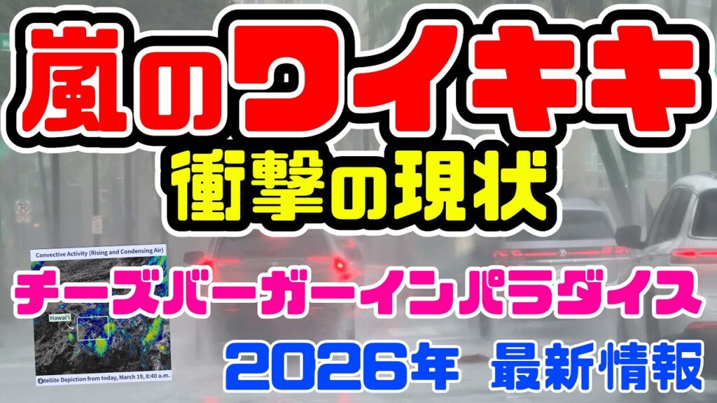 ワイキキは今どうなっている？過去20年最悪の大雨・洪水後レポート