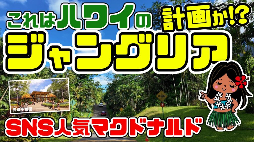 ハワイ・カネオヘの絶景マクドナルドとホオマルヒア植物園でピクニック